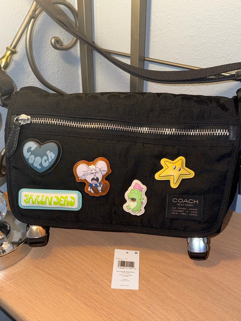 Coach x Brain Dead Nylon Messenger